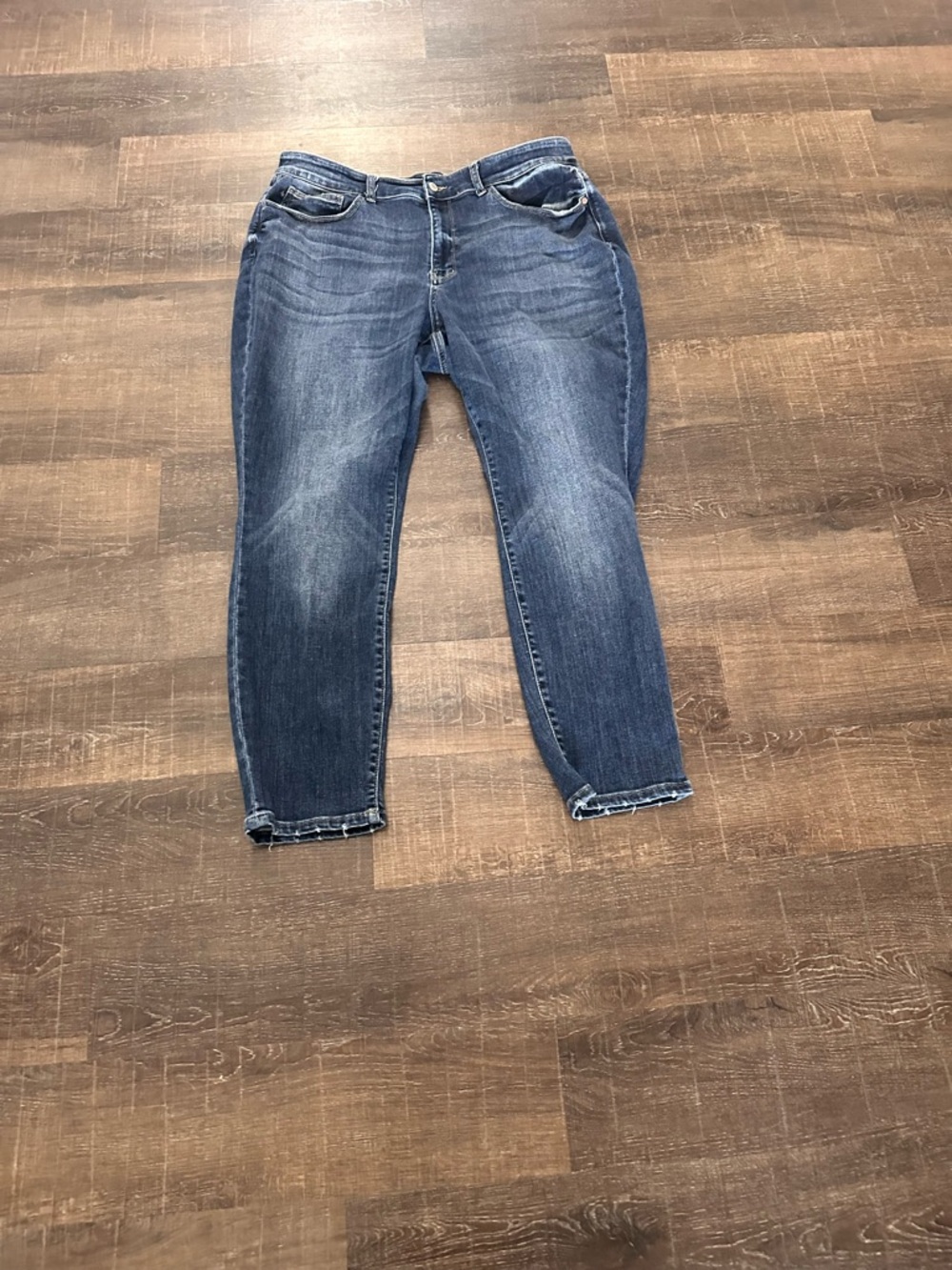 Judy Blue Boyfriend Fit Dark Blue Denim Wash Jeans Size 20W